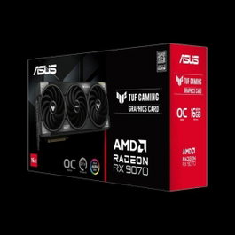 Asus TUF-RX9070-O16G-GAMING avec AMD Radeon RX 9070