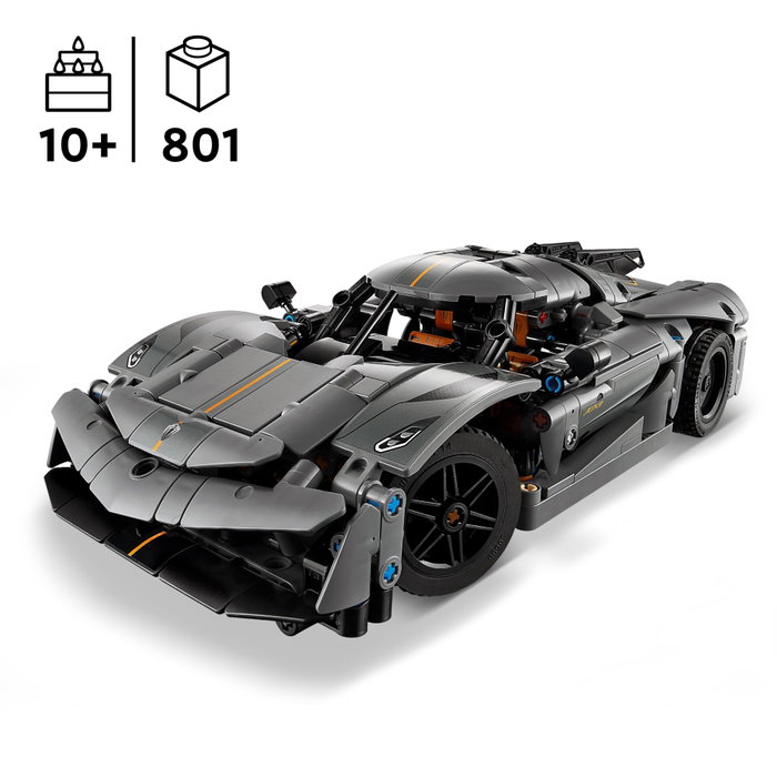 LEGO Technic Koenigsegg Jesko Absolut Hypercar Grise LEGO Technic Koenigsegg Jesko Absolut Hypercar Grise