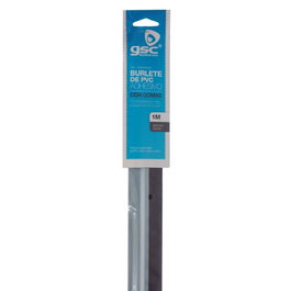 GSC Evolution Burlete PVC avec gomme adhésive, 1m, Plata