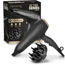 Saint Algue Ultra Series Sèche-cheveux Noir avec Diffuseur