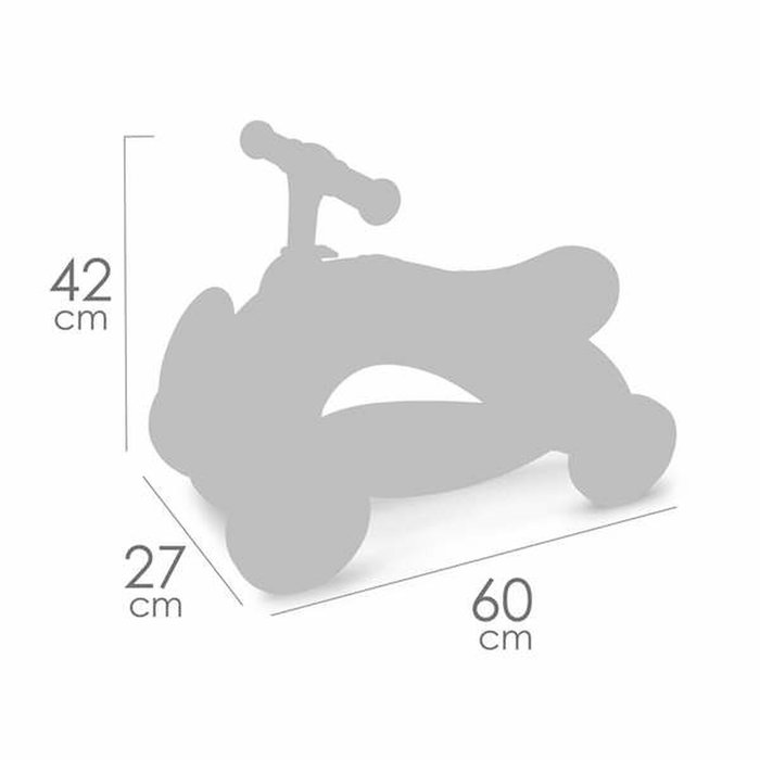 Tricycle Decuevas Coco Gris clair 60 x 27 x 42 cm Tricycle Decuevas Coco Gris clair 60 x 27 x 42 cm