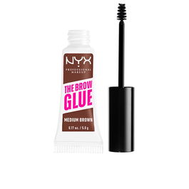 Nyx Professional Make Up Gel à Sourcils The Brow Glue Brun Moyen - Tenue 16h, Résistant à l'Eau, 5g