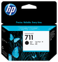 HP Cartouche d'encre 711 Noir 80 ml (CZ133A)