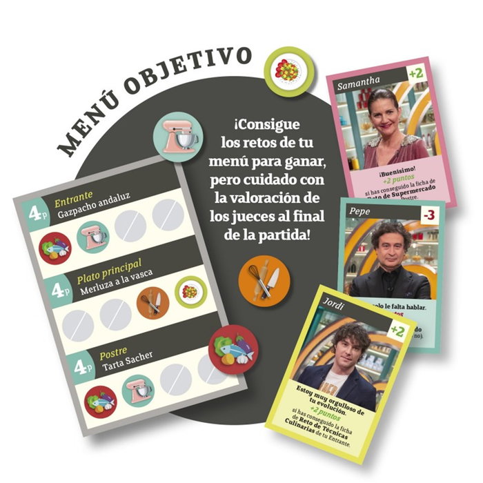 Diset Juego de Mesa MasterChef Familiar PEGI 10 Jeu de Société Familial