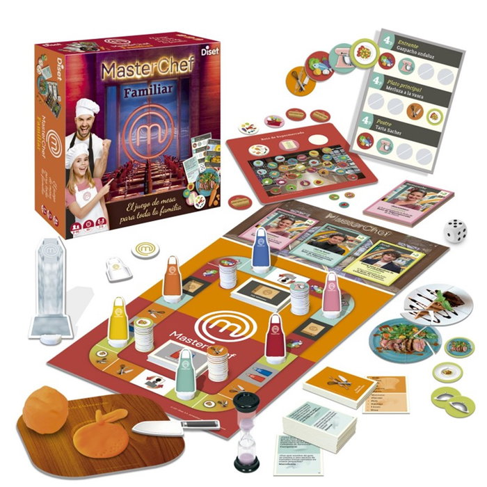 Diset Juego de Mesa MasterChef Familiar PEGI 10 Jeu de Société Familial