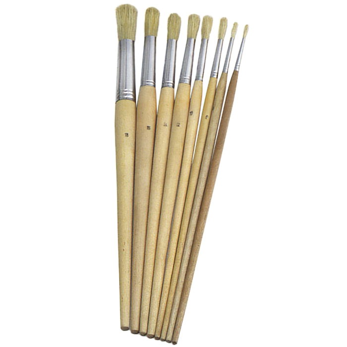 WOLFPACK LINEA PROFESIONAL Pinceau Brico rond poils blancs Nº 1 WOLFPACK LINEA PROFESIONAL Pinceau Brico rond poils blancs Nº 1