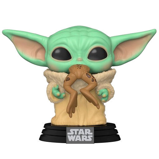 FUNKO Figurine POP Vinyl Star Wars The Mandalorian The Child with Frog - Boîte fenêtre - 9 cm FUNKO Figurine POP Vinyl Star Wars The Mandalorian The Child with Frog - Boîte fenêtre - 9 cm