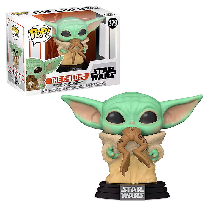FUNKO Figurine POP Vinyl Star Wars The Mandalorian The Child with Frog - Boîte fenêtre - 9 cm FUNKO Figurine POP Vinyl Star Wars The Mandalorian The Child with Frog - Boîte fenêtre - 9 cm
