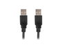Lanberg CB-1MUSB2 Câble USB 2.0 1 m Mâle-Mâche Type A - Vitesse 480 Mb/s