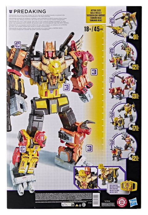Hasbro Transformers Power of the Primes Combiner Predaking 45 cm