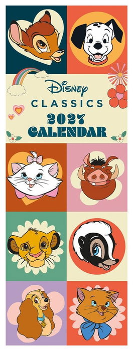 Pyramid International Disney Classics calendrier 70s Feeling 2027 42 x 15 cm Pyramid International Disney Classics calendrier 70s Feeling 2027 42 x 15 cm