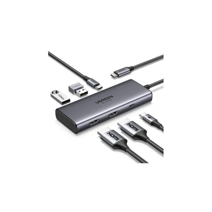 UGREEN Hub USB-C 7 en 1 - Gris