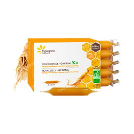 FLEURANCE NATURE Ampoules Gelée Royale et Ginseng Bio (10 ampoules)