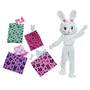 Barbie Cutie Reveal JJP65 - Poupée Interactive Lapin Bleu avec 10 Surprises - Costume en Peluche, Accessoires et Animaux