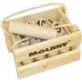 Tactic - Jeu de Quilles Mölkky Version Luxe - 12 Quilles en Bois Massif - Jeu d'Adresse et de Société Familial - À Partir de 7 Ans
