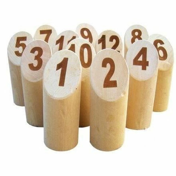 Tactic Jeu de quilles Mölkky Version Luxe en bois massif Tactic Jeu de quilles Mölkky Version Luxe en bois massif