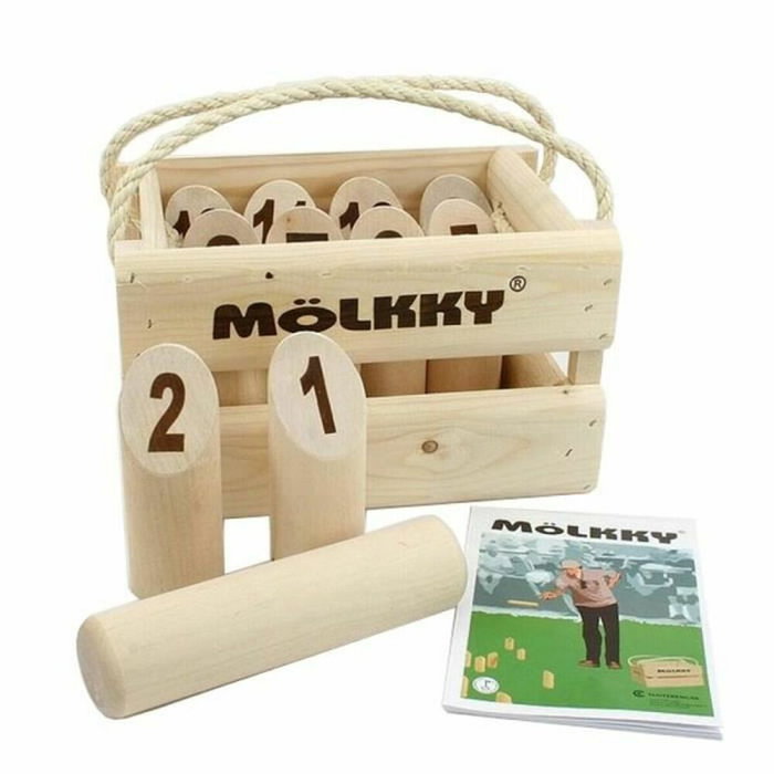 Tactic Jeu de quilles Mölkky Version Luxe en bois massif Tactic Jeu de quilles Mölkky Version Luxe en bois massif