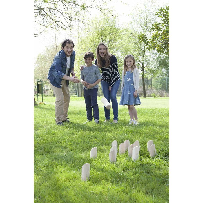 Tactic Jeu de quilles Mölkky Version Luxe en bois massif Tactic Jeu de quilles Mölkky Version Luxe en bois massif
