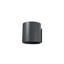 Orbis Applique murale ou plafonnier moderne cylindrique - Modèle SOL-SL.0566 en noir, gris ou blanc