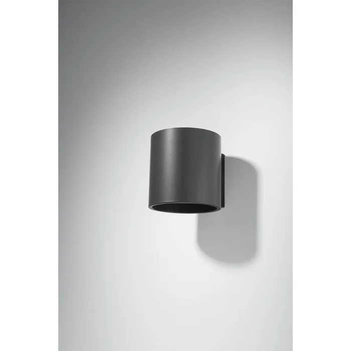 Orbis Applique murale ou plafonnier moderne cylindrique - Modèle SOL-SL.0566 en noir, gris ou blanc Orbis Applique murale ou plafonnier moderne cylindrique - Modèle SOL-SL.0566 en noir, gris ou blanc