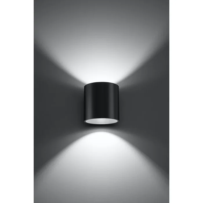 Orbis Applique murale ou plafonnier moderne cylindrique - Modèle SOL-SL.0566 en noir, gris ou blanc Orbis Applique murale ou plafonnier moderne cylindrique - Modèle SOL-SL.0566 en noir, gris ou blanc