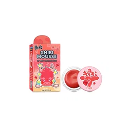 Rude Cosmetics Chibi Mousse Baume lèvres et joues 2-en-1, Toasty, 4 g