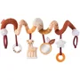 Sophie La Girafe Boulier spirale multi-activités avec Fanfan le Faon - Textile, hochet, miroir, anneau de dentition