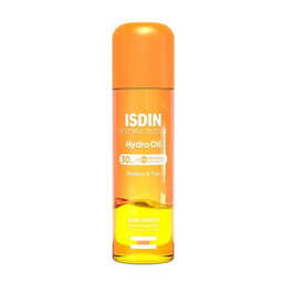 Isdin Fotoprotector Huile Hydro Protège&broncea SPF30 200 ml - Protection Solaire Haute SPF30, Intensifie le Bronzage Naturel