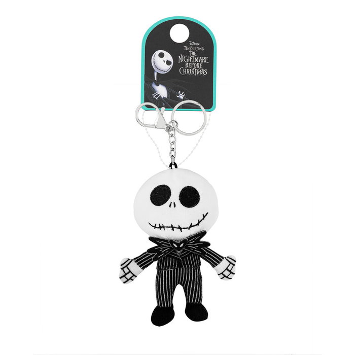 Disney Llavero Peluche Jack Skellington 3D Nightmare Before Christmas Llavero Porte-Clés