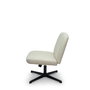 Chaise Opti542 Mécanisme d'inclinaison Tissu Beige Piètement en métal noir Sans accoudoirs Sans appui-tête Sans roulettes