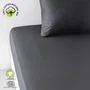 Today Drap Housse Bio 160x200 cm + 30 cm - Coton Biologique 57 Fils - Certifié GOTS et Oeko-Tex - Confort Durable pour Lit 2 Personnes