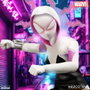 Mezco Toyz Ghost-Spider Figurine 16 cm Marvel One:12 Collective - 30 points d'articulation, 4 têtes et 12 mains interchangeables