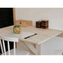 Astigarraga Table murale pliante en bois 79 x 59 x 2 cm, jusqu'à 60 kg
