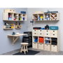 Astigarraga Table murale pliante en bois 79 x 59 x 2 cm, jusqu'à 60 kg
