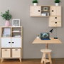Astigarraga Table murale pliante en bois 79 x 59 x 2 cm, jusqu'à 60 kg