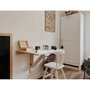 Astigarraga Table murale pliante en bois 79 x 59 x 2 cm, jusqu'à 60 kg