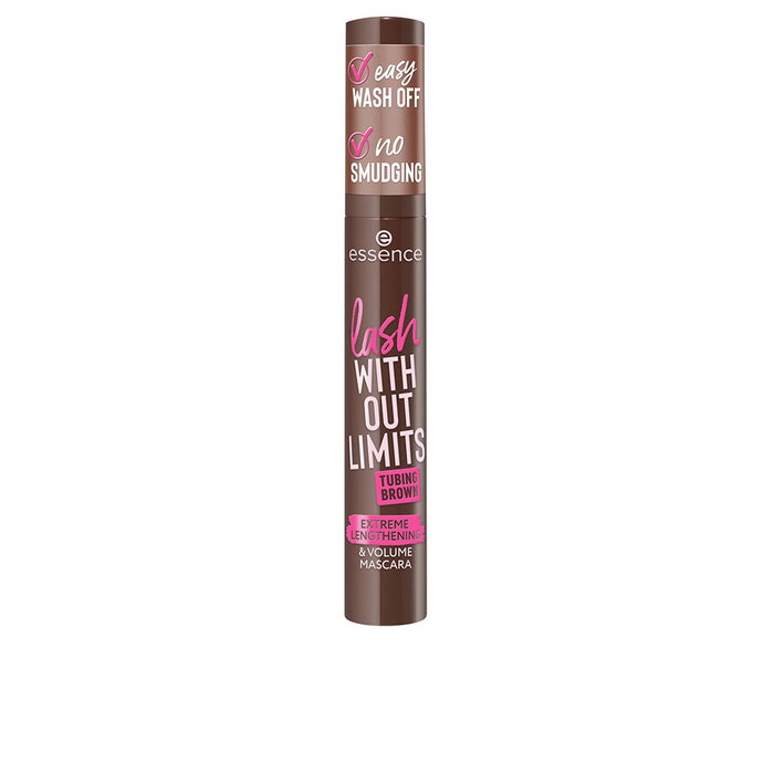 Essence LASH WITHOUT LIMITS n°05 - Mascara volumisant et allongeant, teinte brun profond, 13 ml Essence LASH WITHOUT LIMITS n°05 - Mascara volumisant et allongeant, teinte brun profond, 13 ml