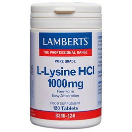 LAMBERTS L-Lysine HCl 1000mg 120 comprimés