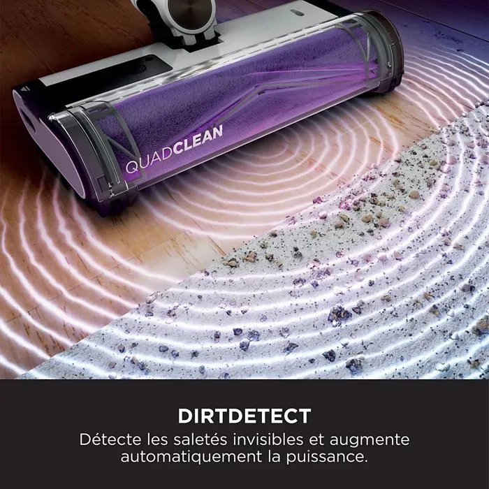 Shark Detect Pro IW3612EUT Blanc/or Aspirateur balai sans fil avec station d'auto-vidage Shark Detect Pro IW3612EUT Blanc/or Aspirateur balai sans fil avec station d'auto-vidage