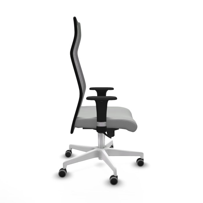 Piqueras y Crespo Chaise de Bureau Albacete Gris clair et Noir