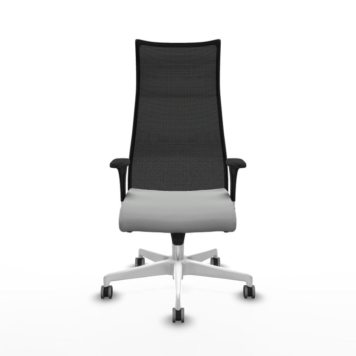 Piqueras y Crespo Chaise de Bureau Albacete Gris clair et Noir