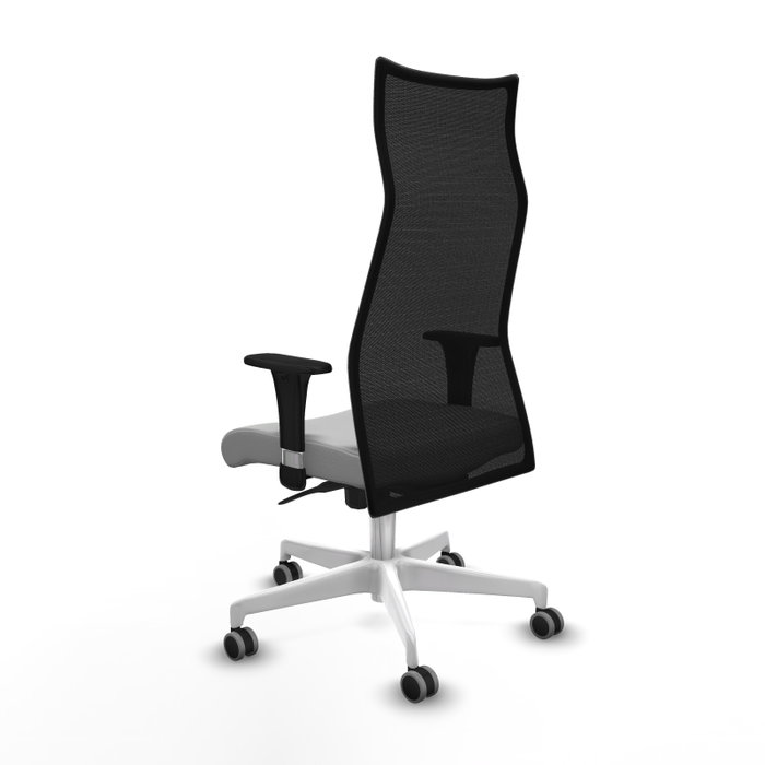 Piqueras y Crespo Chaise de Bureau Albacete Gris clair et Noir