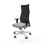 Piqueras y Crespo Chaise de Bureau Albacete Gris clair et Noir