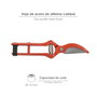 WOLFPACK LINEA PROFESIONAL Ciseaux de taille courbes 23 cm
