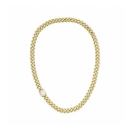 Boss Collier Doré en Acier Inoxydable