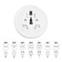 WOLFPACK LINEA PROFESIONAL Adaptateur de Voyage Kit Universel Blanc