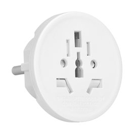 WOLFPACK LINEA PROFESIONAL Adaptateur de Voyage Kit Universel Blanc