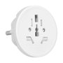 WOLFPACK LINEA PROFESIONAL Adaptateur de Voyage Kit Universel Blanc