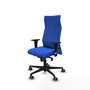 Piqueras Y Crespo Sillón Albacete Bleu avec mécanisme Synchro et accoudoirs 1D