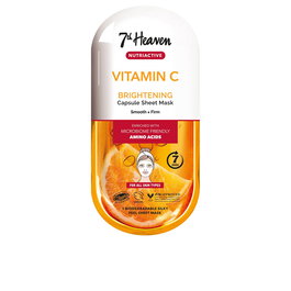 7Th Heaven Masque Visage Vitamine C 1 unité - Pour une Peau Plus Lisse, Tonique et Lumineuse